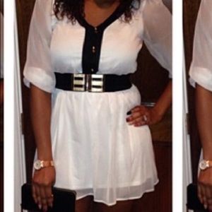 Black and white dress!